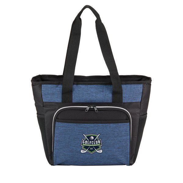 Heather Recycled Polyester 20-Can Cooler Tote