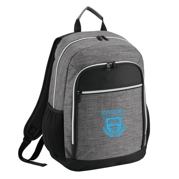 Heather Recycled Polyester Laptop Backpack