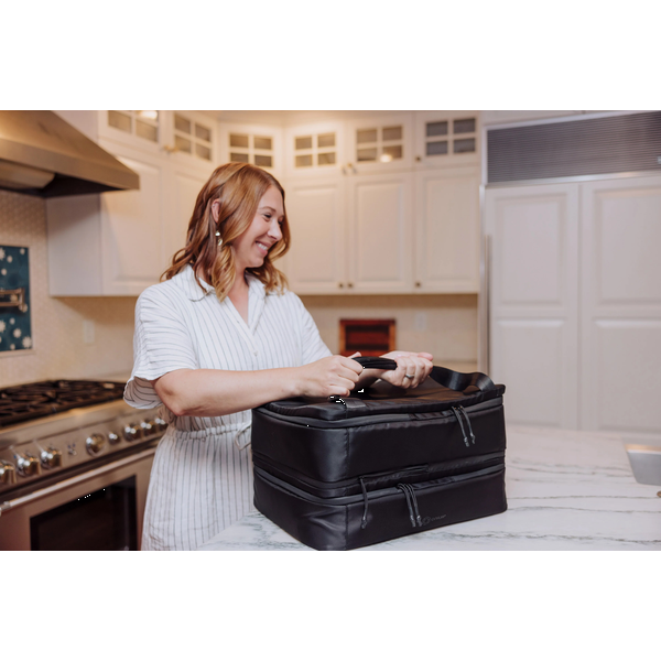 Double Decker Polyester Casserole Tote