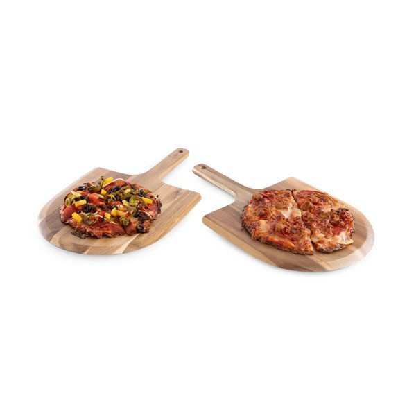 Acacia Personal Pizza Peel Serving Board Paddles, Set of Two
