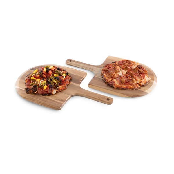 Acacia Personal Pizza Peel Serving Board Paddles, Set of Two