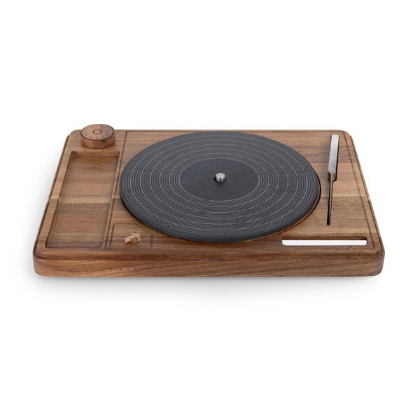 Turntable Acacia & Slate Cheese Board w/ Knife