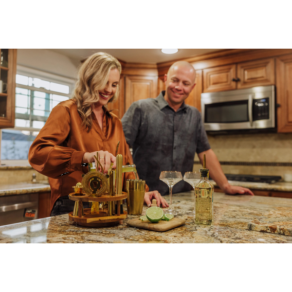 Carousel Lazy Susan Bar Set