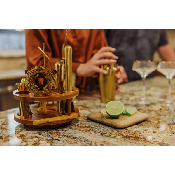 Carousel Lazy Susan Bar Set