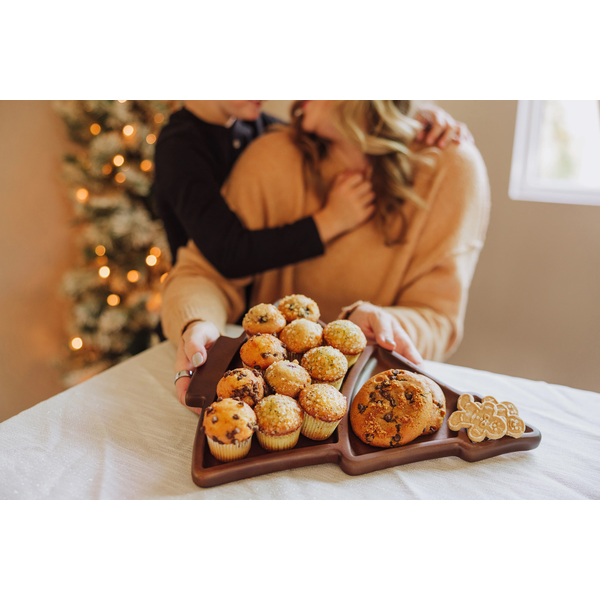 Christmas Tree Sectioned Serving Tray