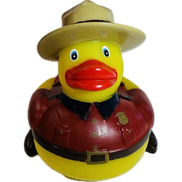 Canadian Mountie Rubber Duck