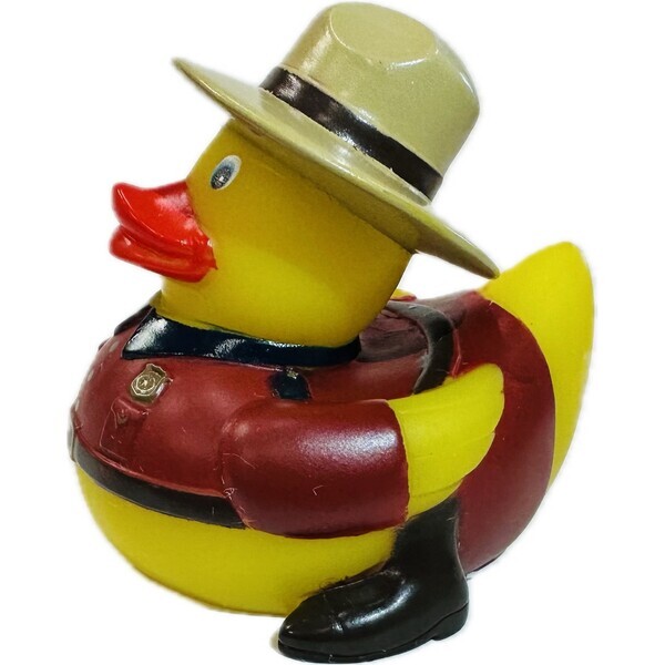 Canadian Mountie Rubber Duck