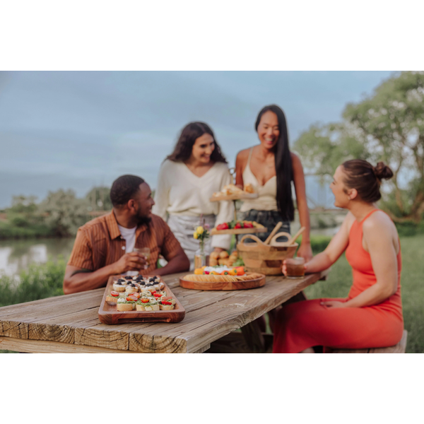 Canapé 36" Acacia Appetizer Serving Tray