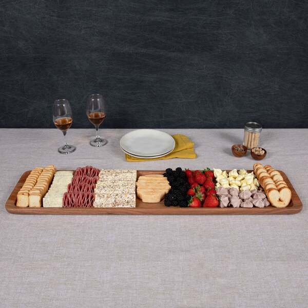 Canapé 36" Acacia Appetizer Serving Tray