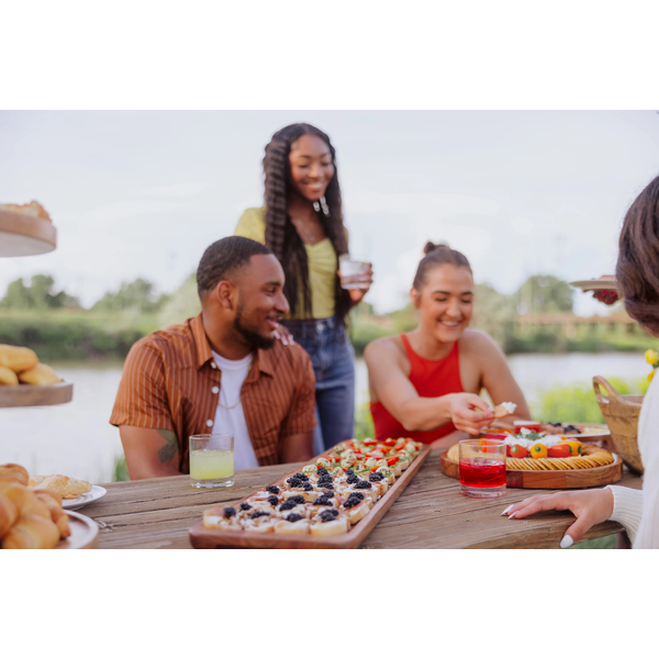 Canapé 36" Acacia Appetizer Serving Tray