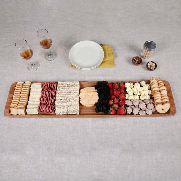 Canapé 36" Acacia Appetizer Serving Tray