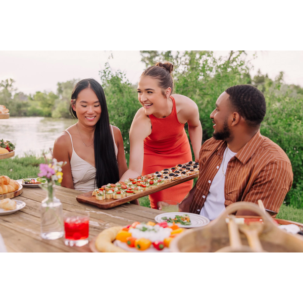 Canapé 36" Acacia Appetizer Serving Tray