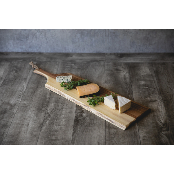 Artisan Acacia Serving Plank Cutting Board, 30"