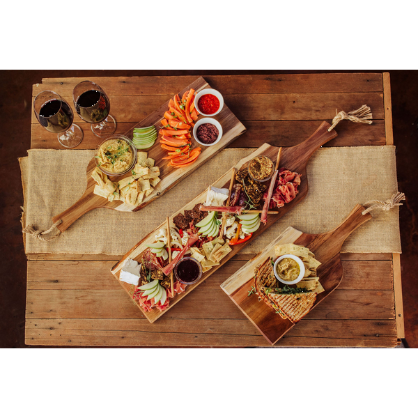 Artisan Acacia Serving Plank Cutting Board, 30"