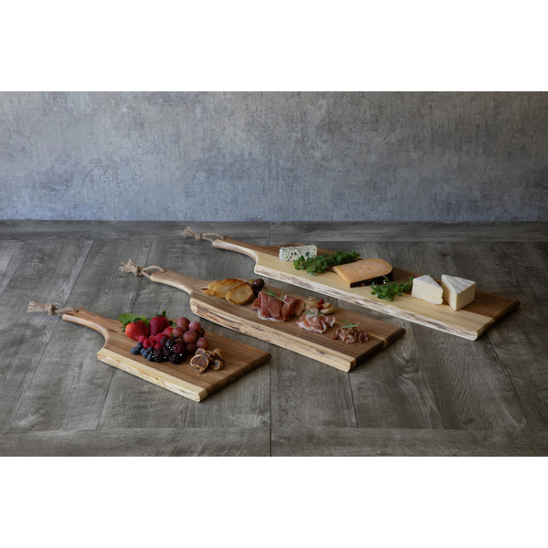 Artisan Acacia Serving Plank Cutting Board, 30"