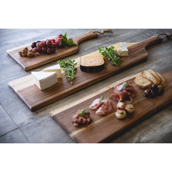 Artisan Acacia Serving Plank Cutting Board, 30"