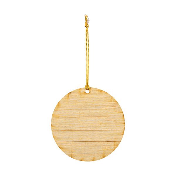 Circle Wood Ornament