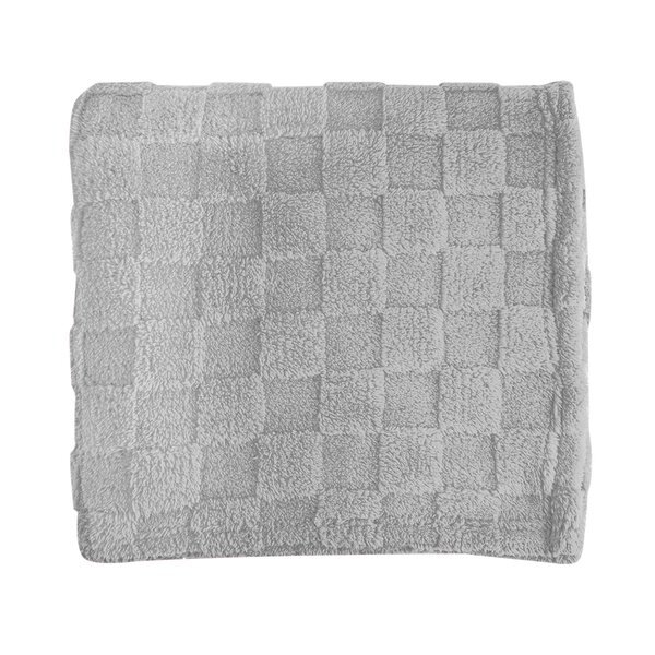 Checkered rPET Sherpa Blanket, 50" x 60"