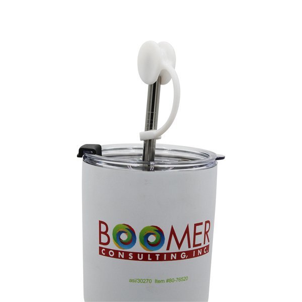 Tethered Design Straw Topper