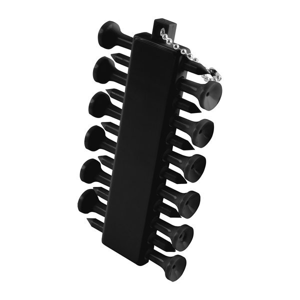 Recycled ABS Golf Tee Set Key Chain