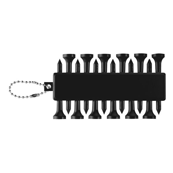 Recycled ABS Golf Tee Set Key Chain