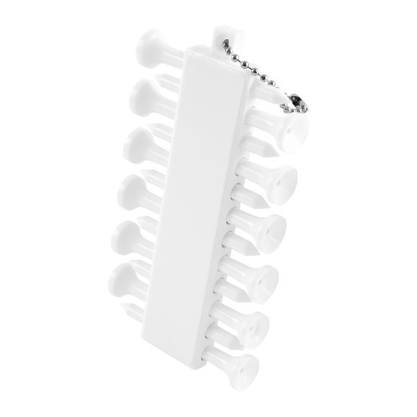 Recycled ABS Golf Tee Set Key Chain