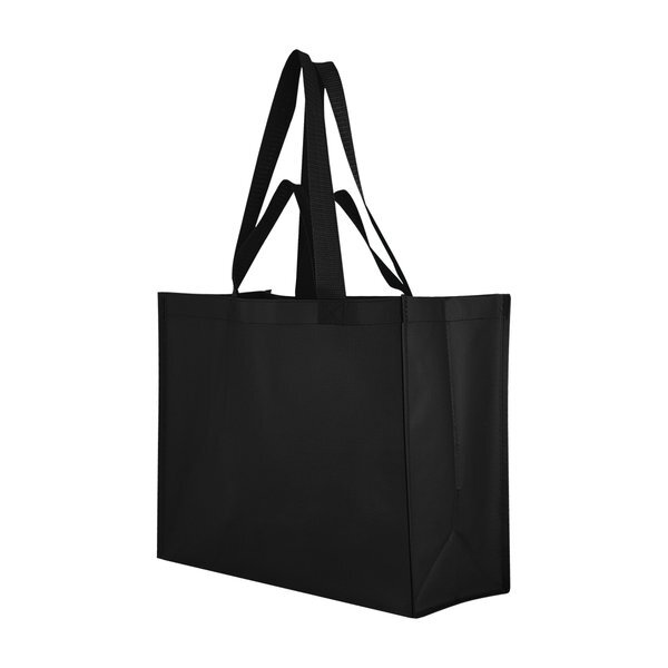 Matte Laminated Recycled Non-Woven Dual Handle Shopper Tote Bag