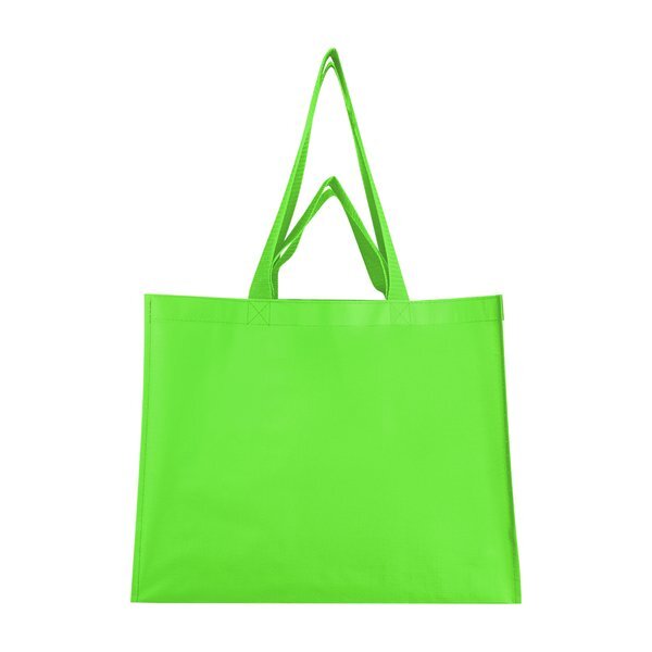 Matte Laminated Recycled Non-Woven Dual Handle Shopper Tote Bag