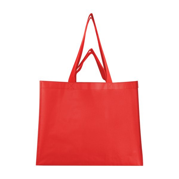 Matte Laminated Recycled Non-Woven Dual Handle Shopper Tote Bag