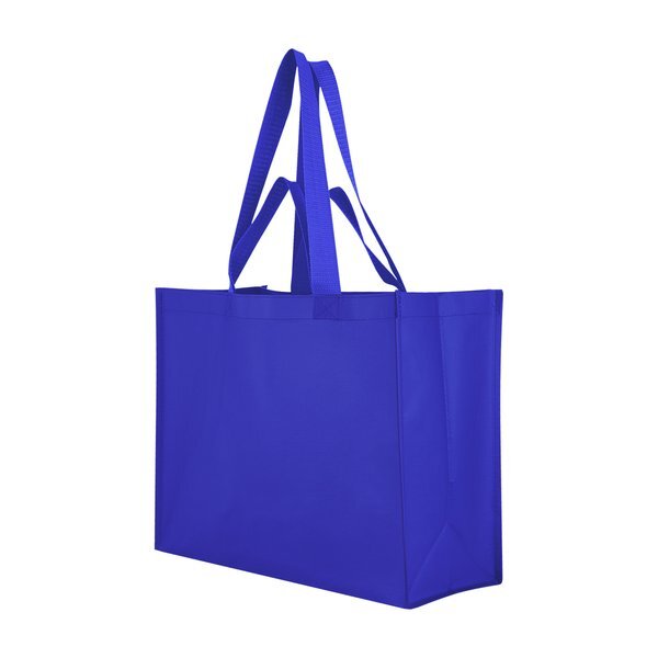 Matte Laminated Recycled Non-Woven Dual Handle Shopper Tote Bag
