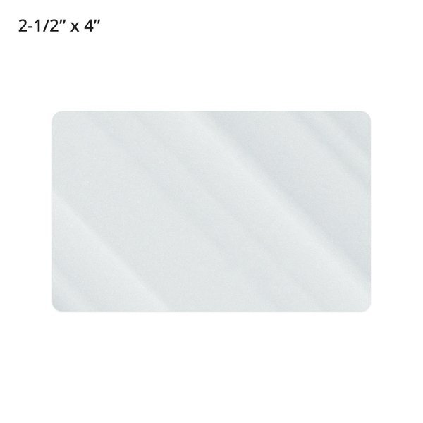 Rectangle Shape Custom Sticker - Clear, Large to 5-1/4"