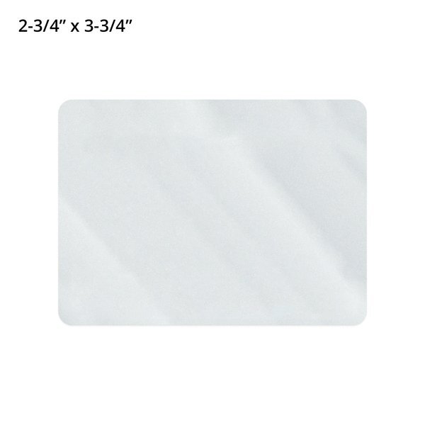 Rectangle Shape Custom Sticker - Clear, Large to 5-1/4"