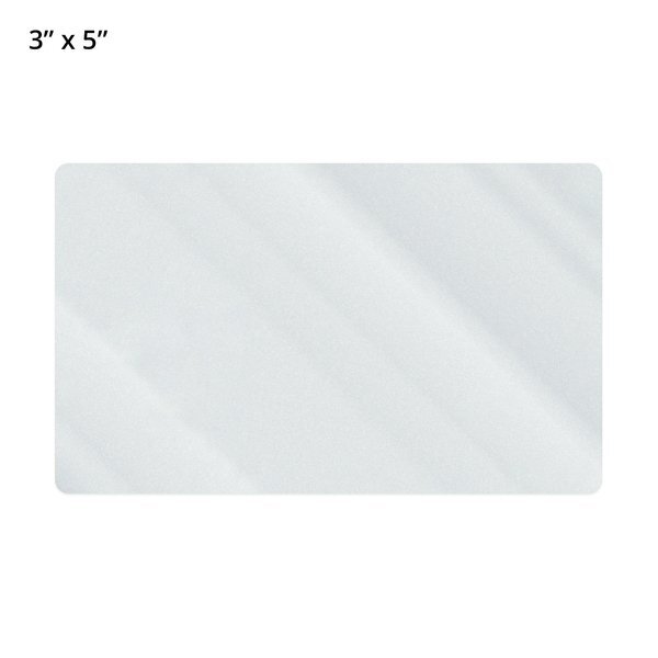 Rectangle Shape Custom Sticker - Clear, 5" or 5-1/4"