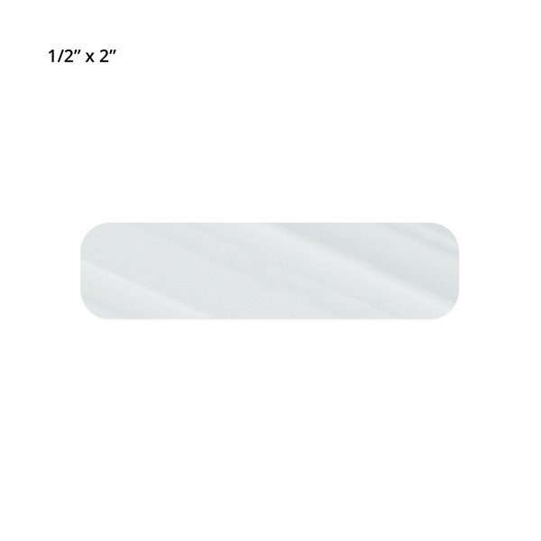 Rectangle Shape Custom Sticker - Clear, Extra Small to 2"