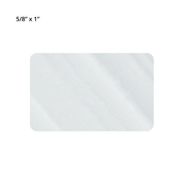 Rectangle Shape Custom Sticker - Clear, Extra Small to 2"