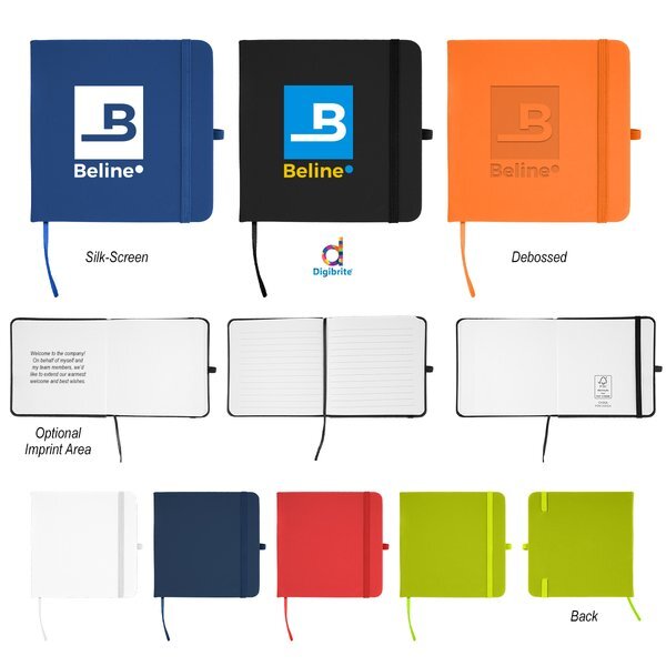 Hawthorne Recycled Journal, 4-3/4" x 4-3/4"