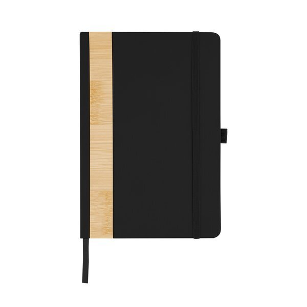 Recycled PU & Bamboo Accent Journal, 5" x 7"