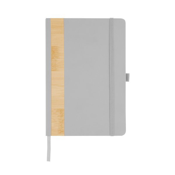 Recycled PU & Bamboo Accent Journal, 5" x 7"