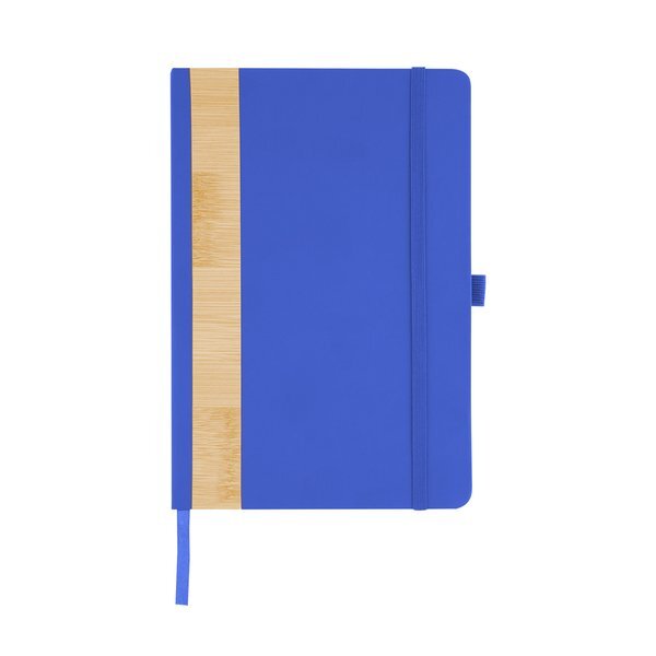 Recycled PU & Bamboo Accent Journal, 5" x 7"