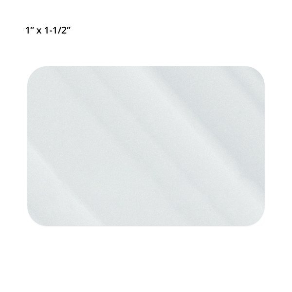 Rectangle Shape Custom Sticker - Clear, Small to 3"