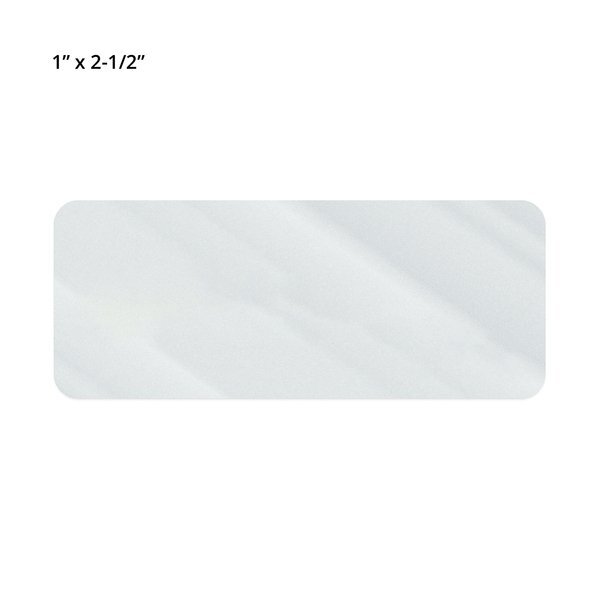Rectangle Shape Custom Sticker - Clear, Small to 3"