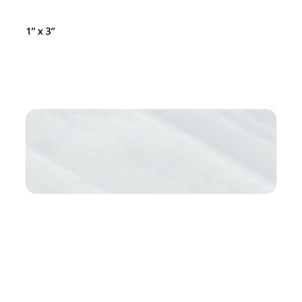 Rectangle Shape Custom Sticker - Clear, Small to 3"