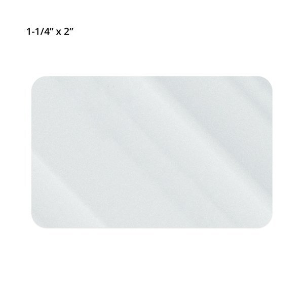 Rectangle Shape Custom Sticker - Clear, Small to 3"