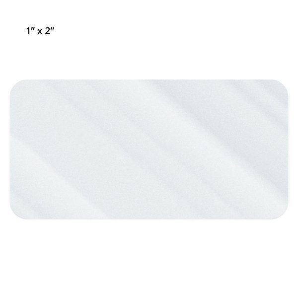 Rectangle Shape Custom Sticker - Clear, Small to 3"