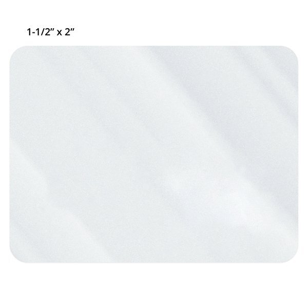 Rectangle Shape Custom Sticker - Clear, Small to 3"