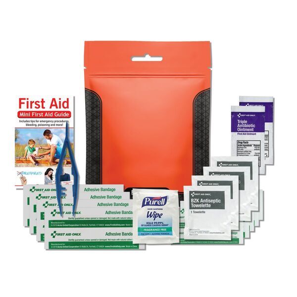 First Aid Kit in Waterproof Pouch