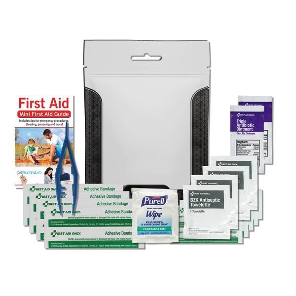 First Aid Kit in Waterproof Pouch