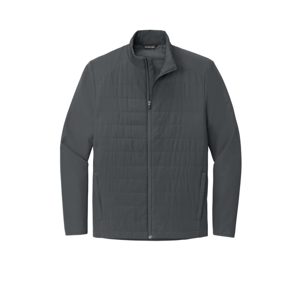 Sport-Tek® Teknical Poly/Spandex Hybrid Men's Jacket