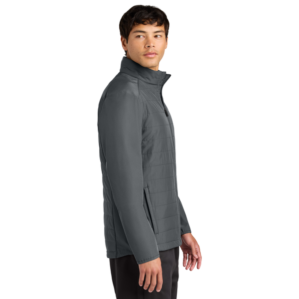 Sport-Tek® Teknical Poly/Spandex Hybrid Men's Jacket