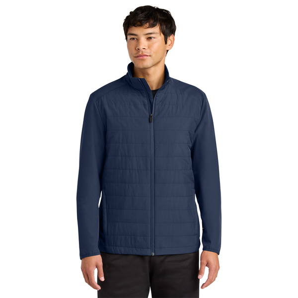 Sport-Tek® Teknical Poly/Spandex Hybrid Men's Jacket